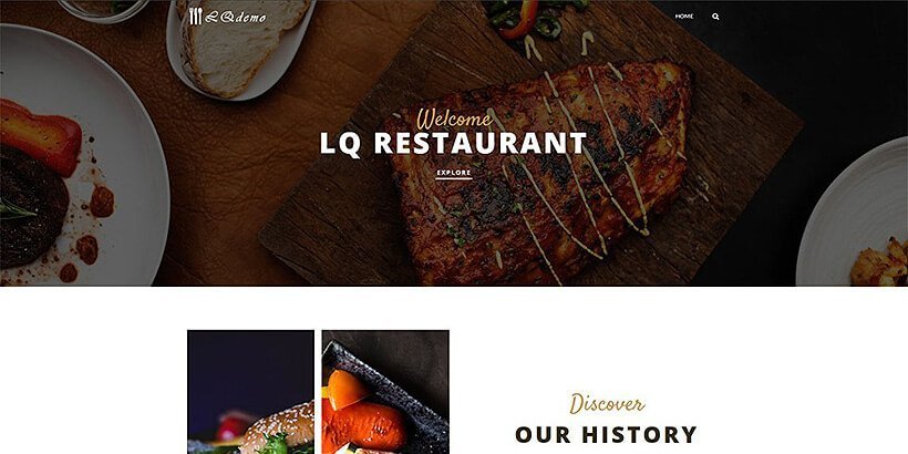 alger free restaurant wordpress themes