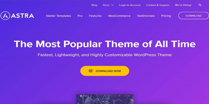 Astra-Best Free-Mega-Menu-WordPress-Themes