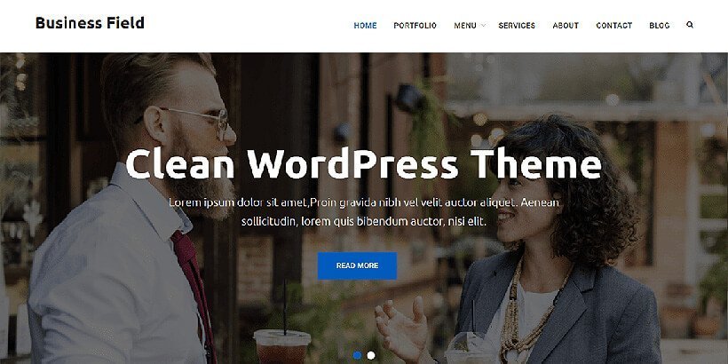 business field free wordpress business themes