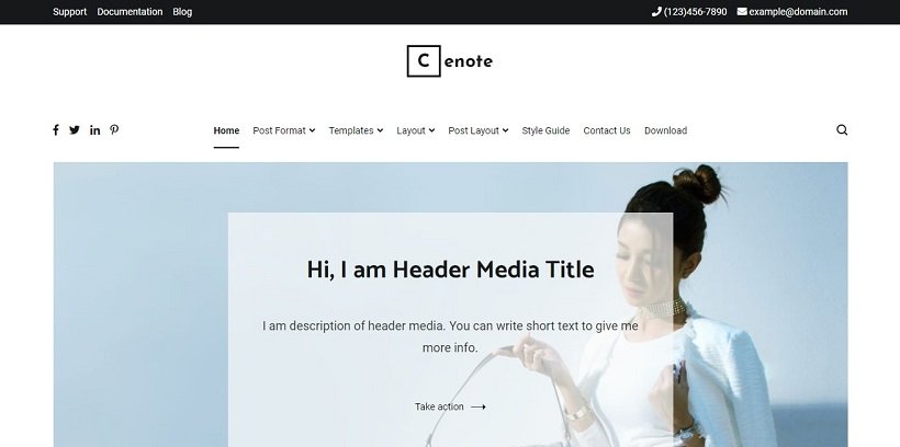 cenote-slider-wordpress-theme