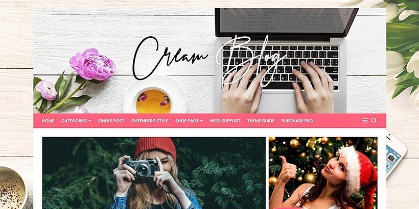 creamblog theme