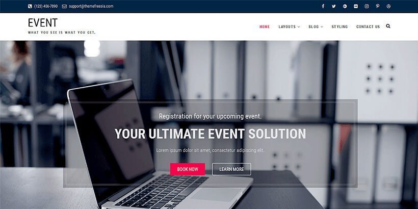 event free event wordpress themes