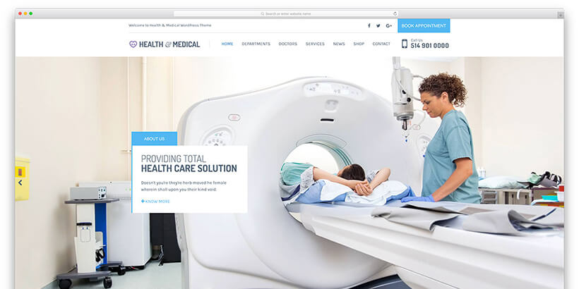 health & medical free medical wordpress themes