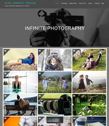 Infinite Photography - Perfect WordPress theme for photography