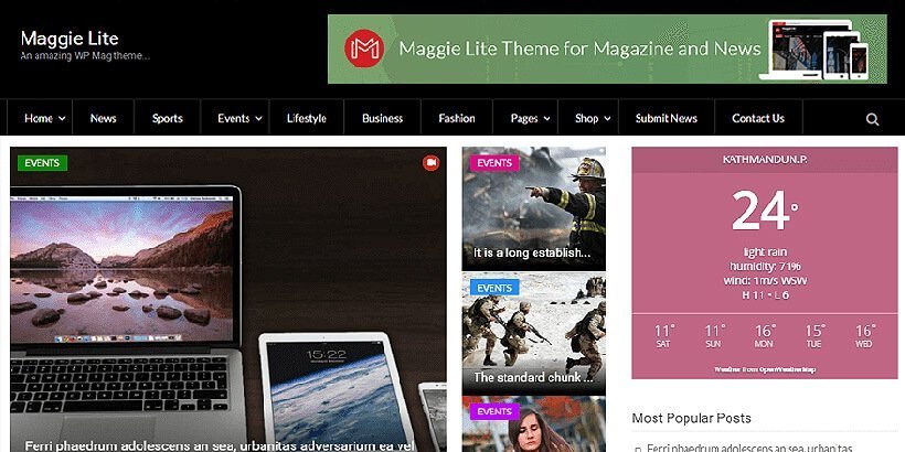 maggie-lie-free-wordpress-theme