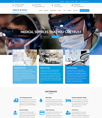 Medical Circle Pro - Medical Multipurpose Premium WordPress Theme