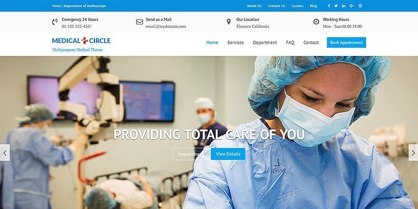 medical-free-wordpress-theme