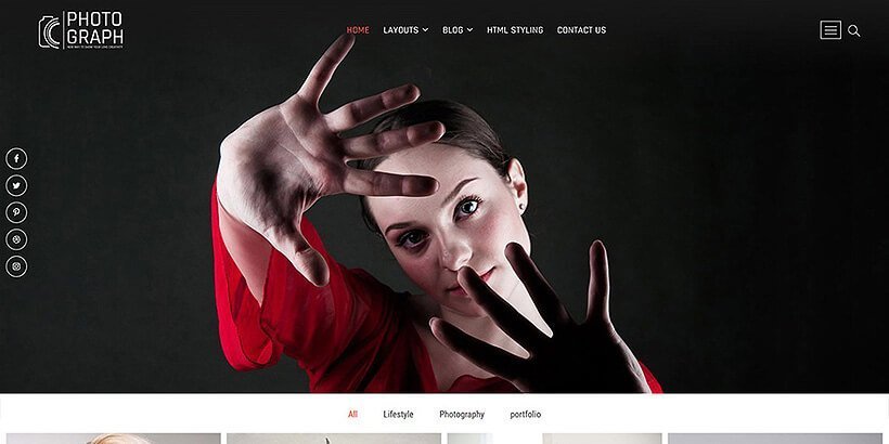 photograph free photography wordpress themes