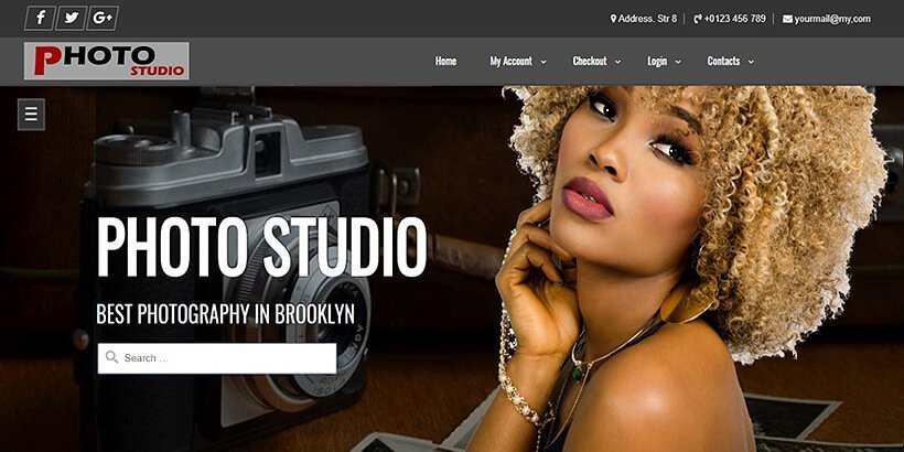 photostudio free photography wordpress themes