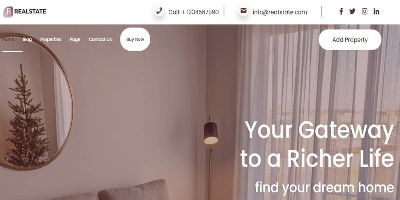 Real-Esatate-Property- Best-Vacation-Rental-WordPress-Themes