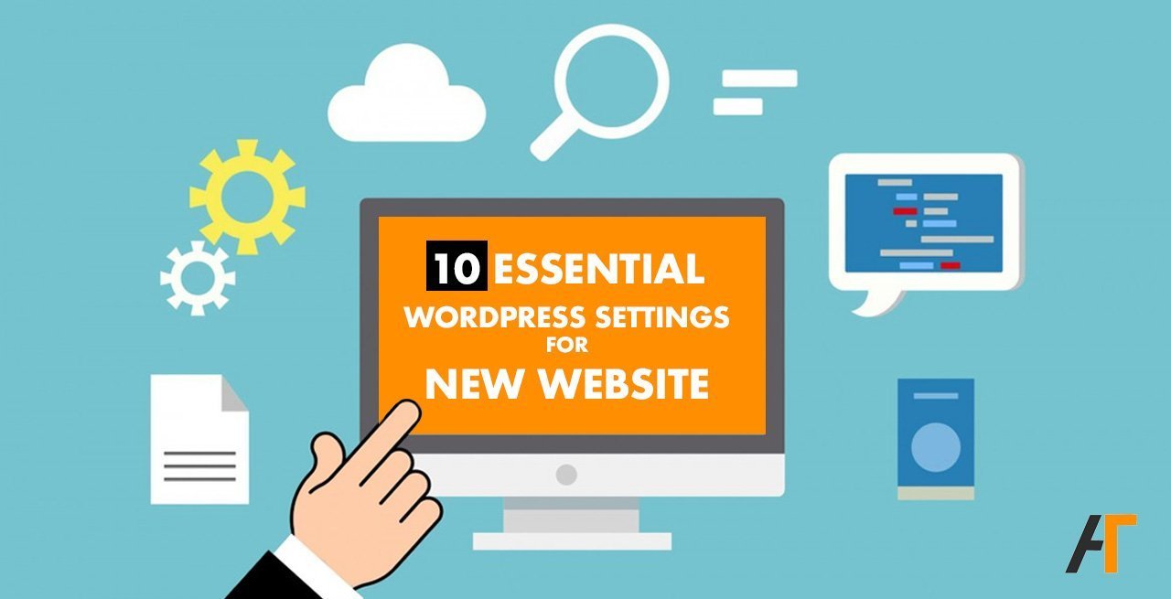 wordpress settings or new website