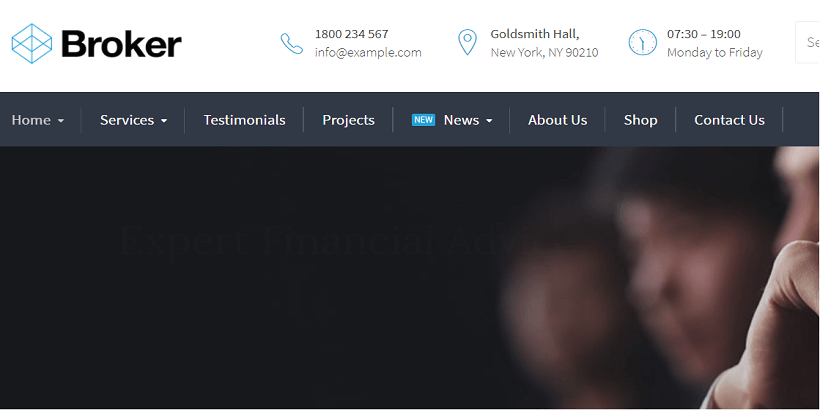 Broker-Best-WordPress-theme-for-financial-blog