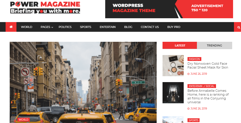 power-magazine-free-wordpress-theme